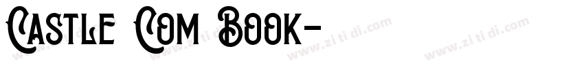Castle Com Book字体转换